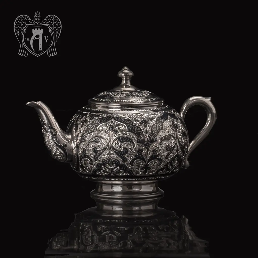 Набор чайный серебряный «Глория» - фото 6