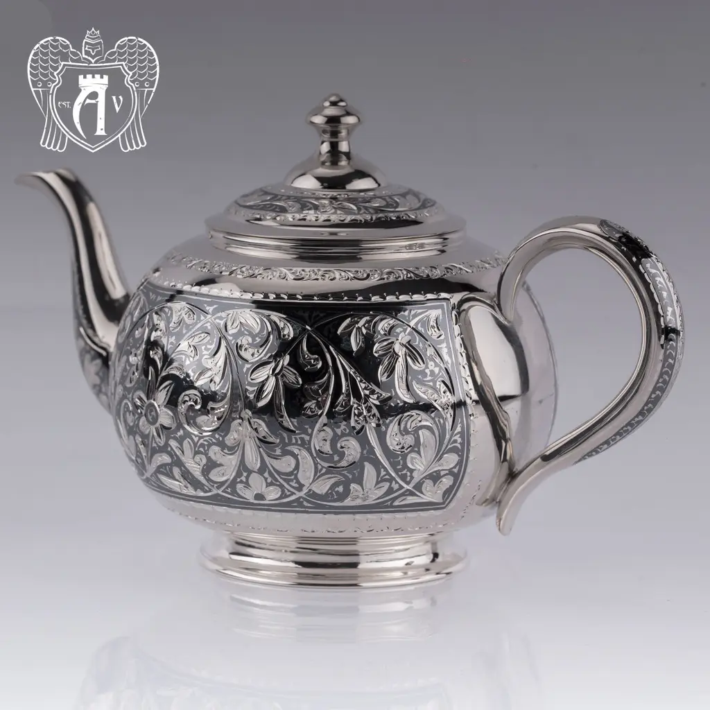 Серебряный чайник «Клио» - фото 3