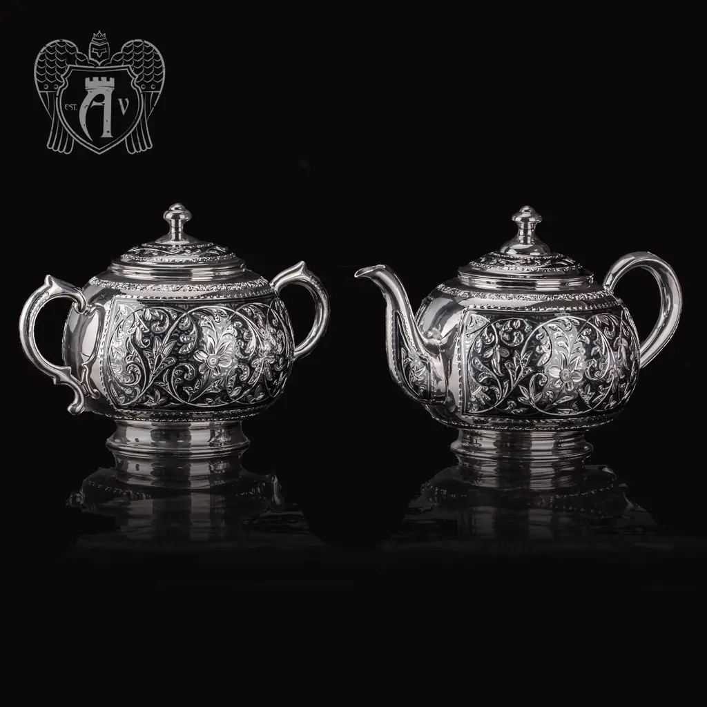 Серебряный чайник «Клио» - фото 2