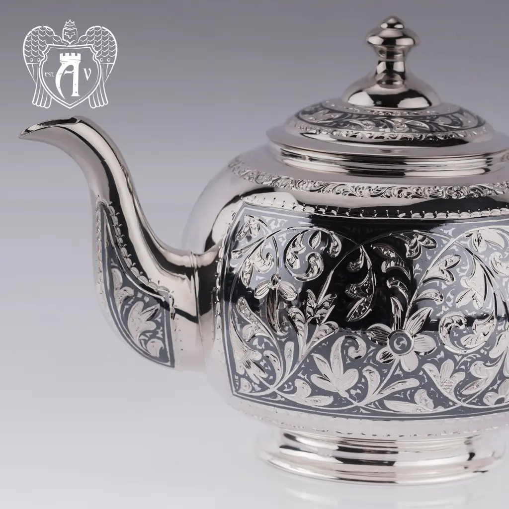 Серебряный чайник «Клио» - фото 5