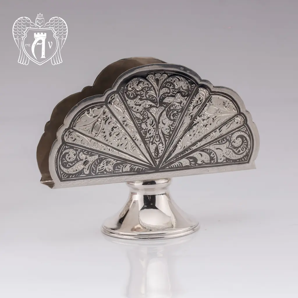 Серебряная салфетница «Катрин» - фото 2