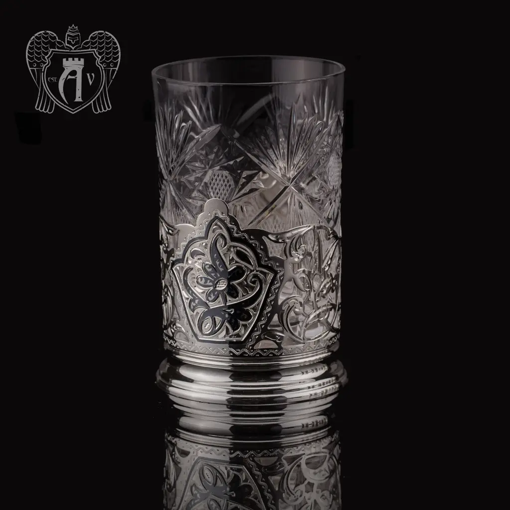 Набор подстаканников из  серебра «Вьюн» - фото 3