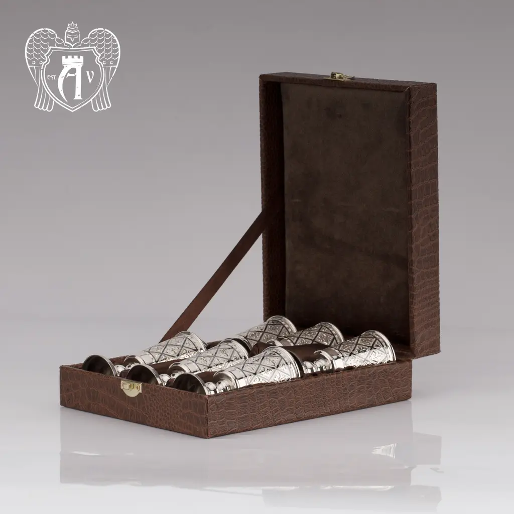 Набор рюмок из серебра « Вавилон» - фото 3