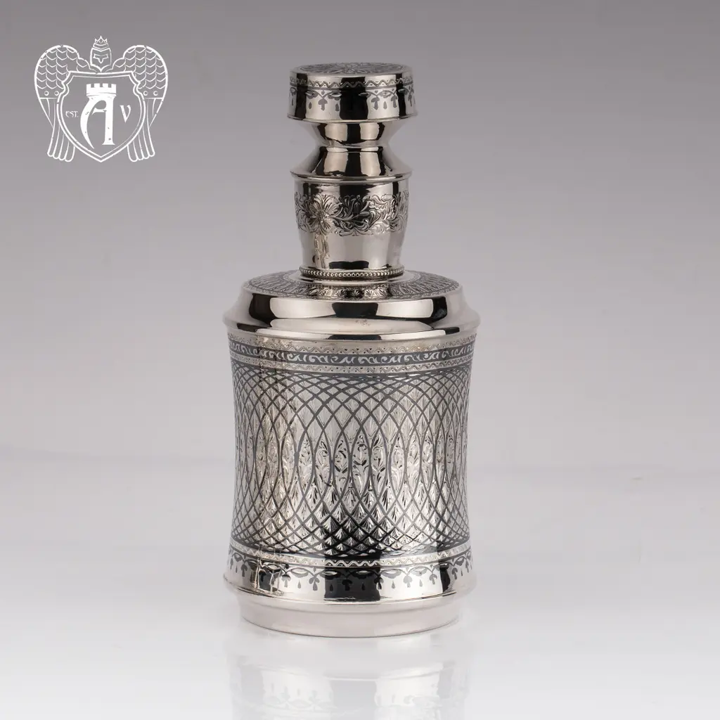 Графин серебряный для виски «Лондон» - фото 6