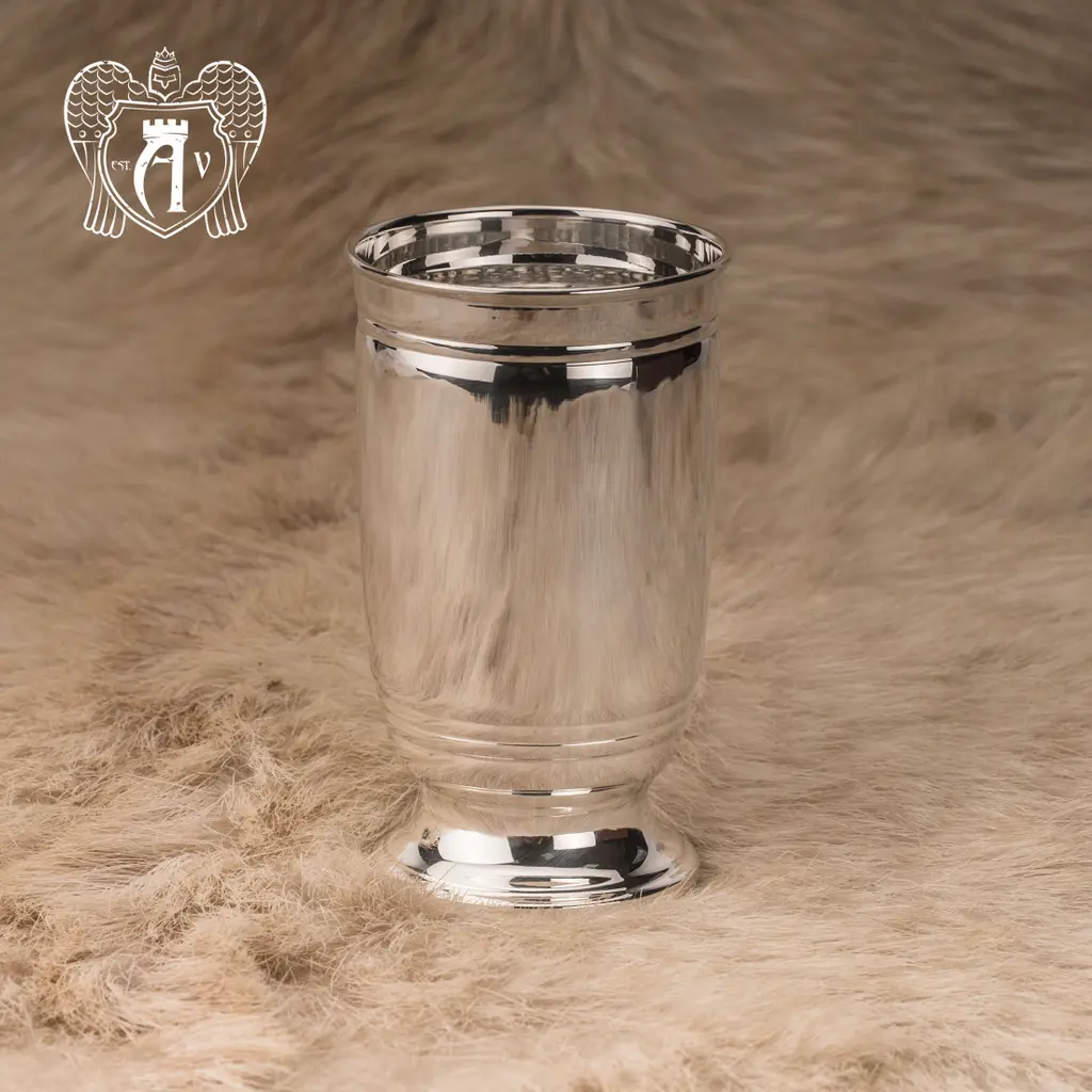 Стакан из чистого серебра 999 пробы «Свежесть» - фото 4