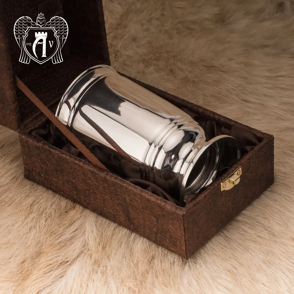 Стакан из чистого серебра 999 пробы «Свежесть» - фото 6