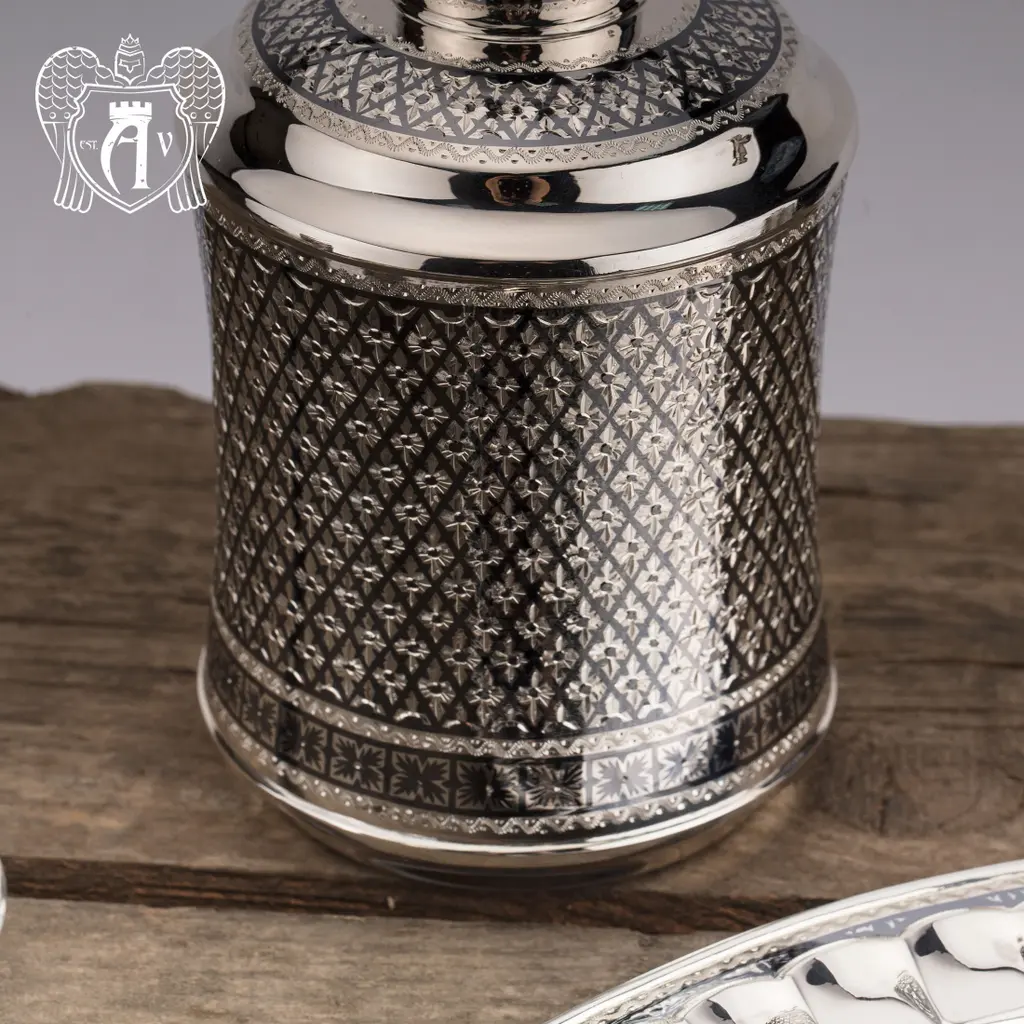 Графин серебряный для виски «Княжеский» - фото 3