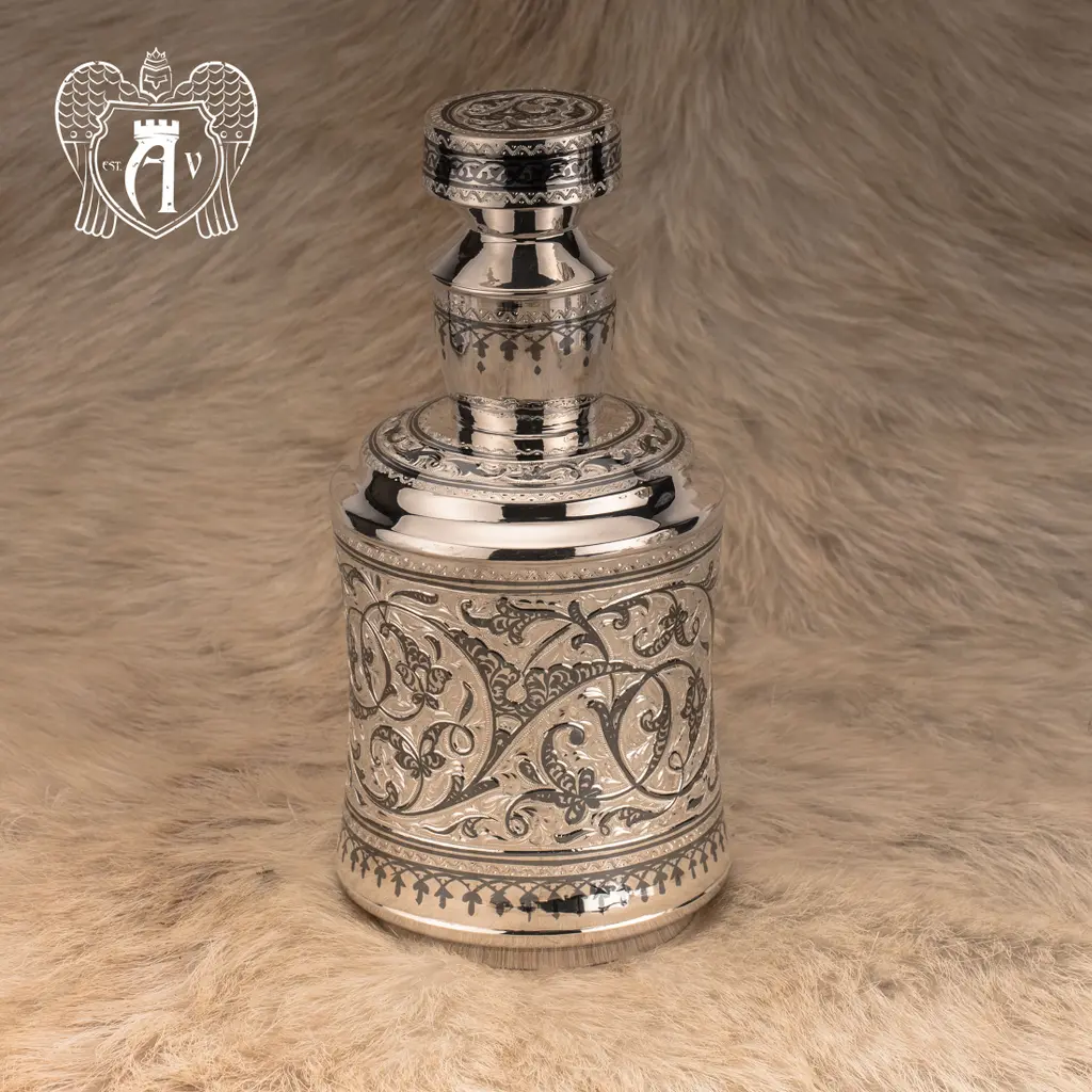 Графин серебряный для виски «Гранд» - фото 5