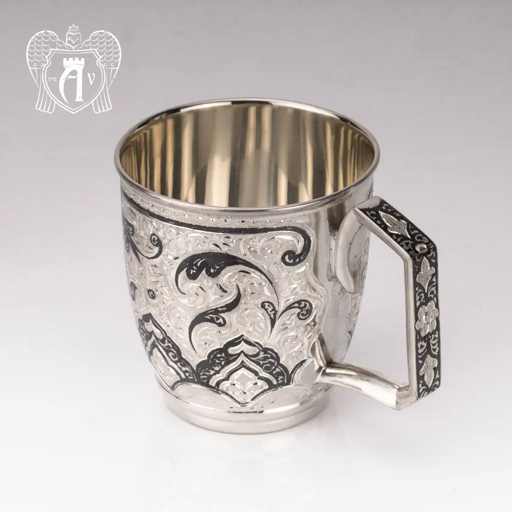 Кружка из серебра для напитков  «Клер» - фото 2