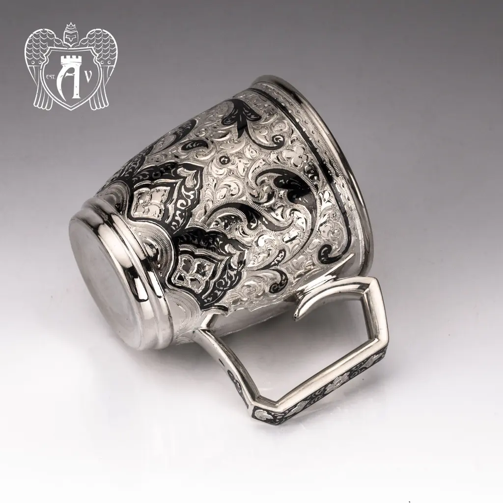 Кружка из серебра для напитков  «Клер» - фото 5