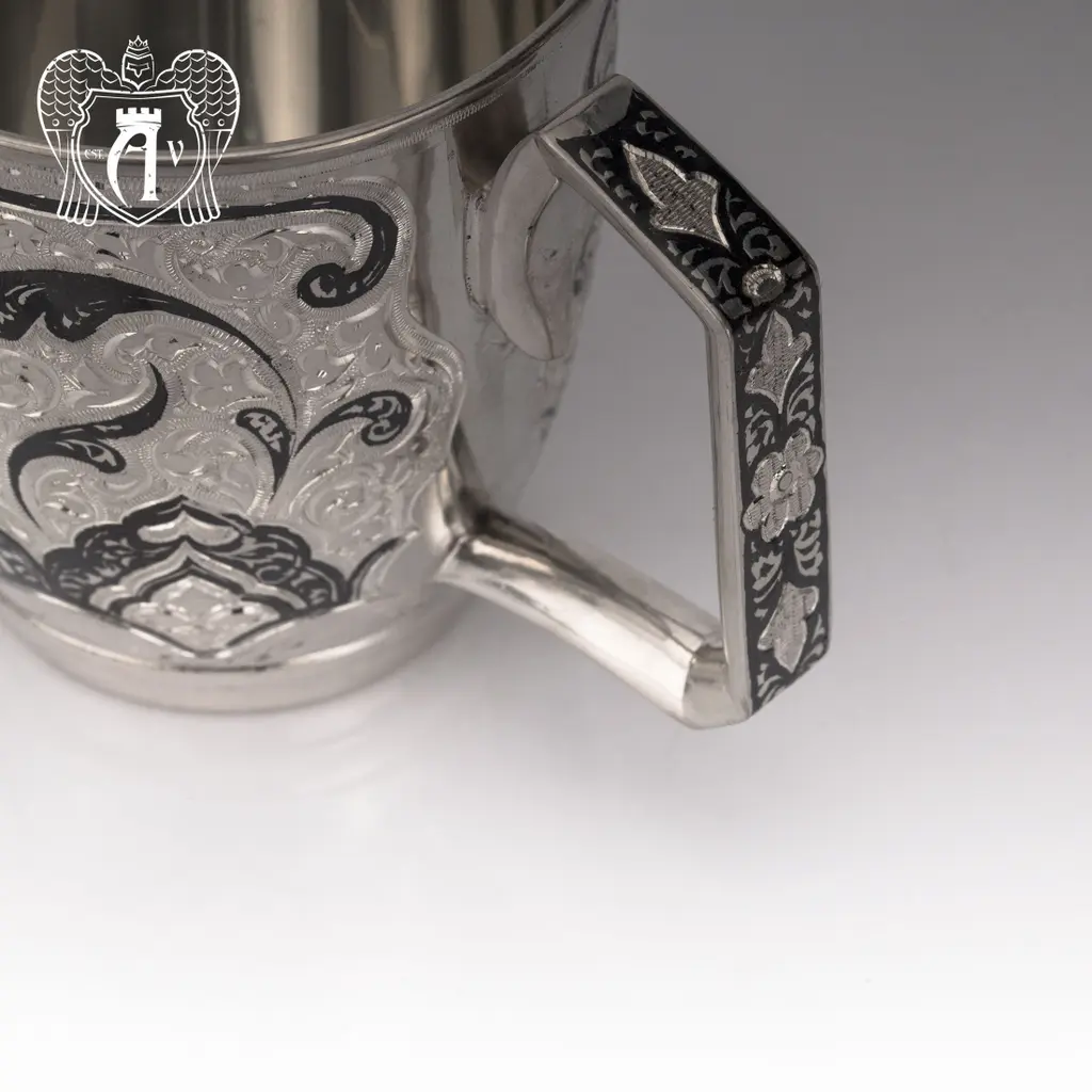 Набор серебряных кружек «Клер» - фото 4