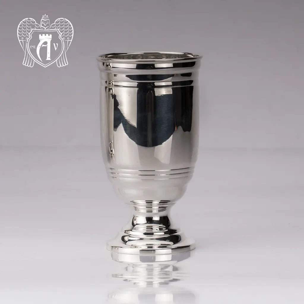 Кубок из чистого серебра 999 пробы «Глянец» - фото 2