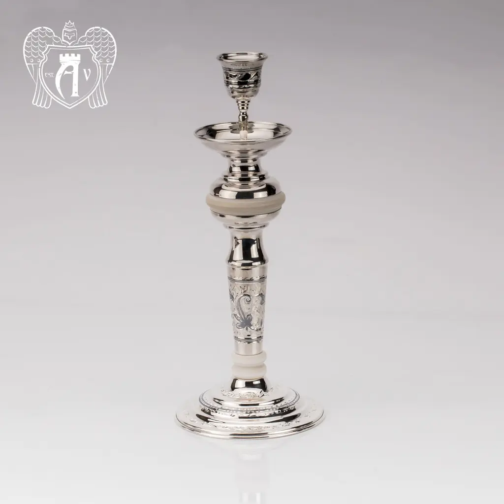 Серебряный подсвечник «Талия» - фото 4