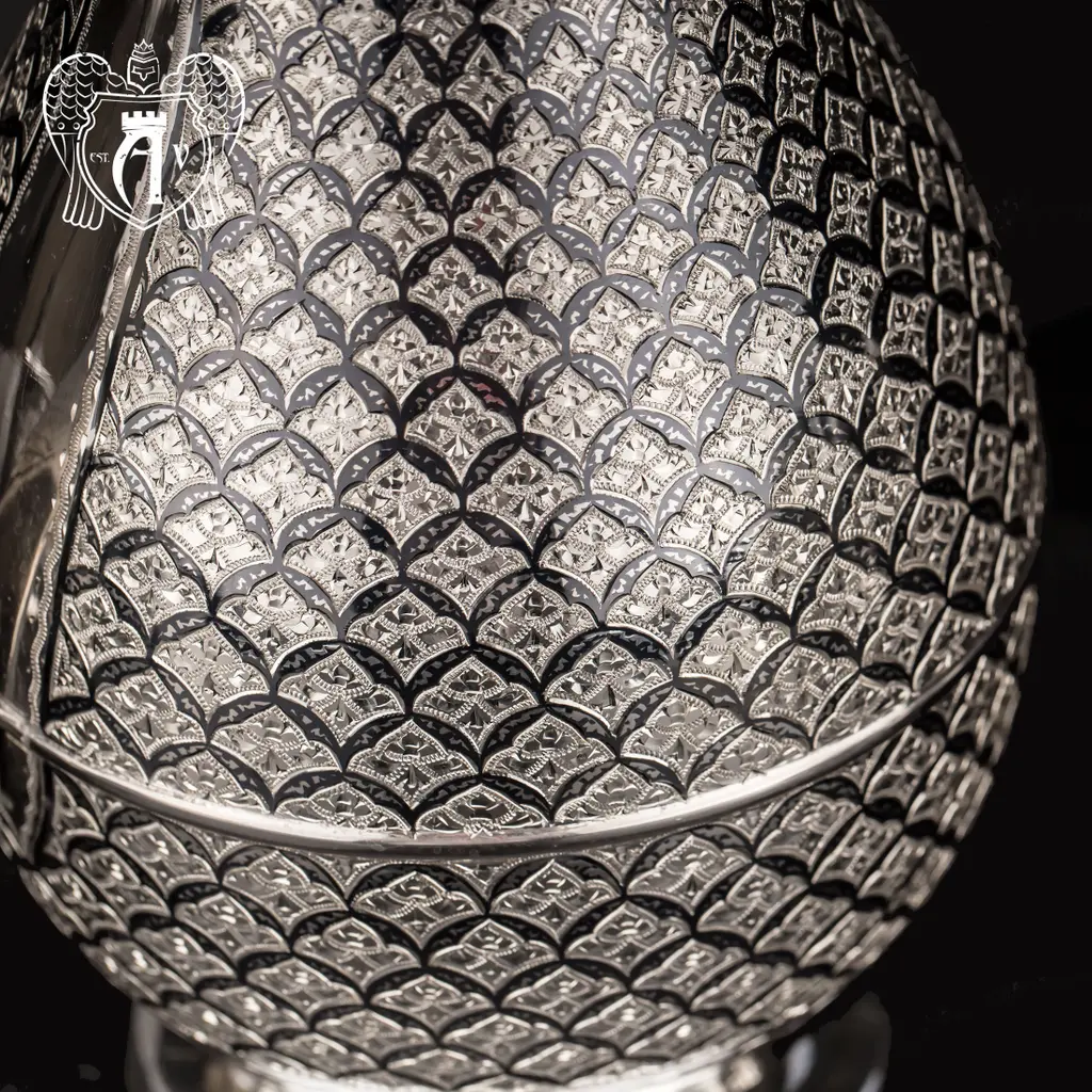 Кувшин из серебра  «Норд» - фото 5