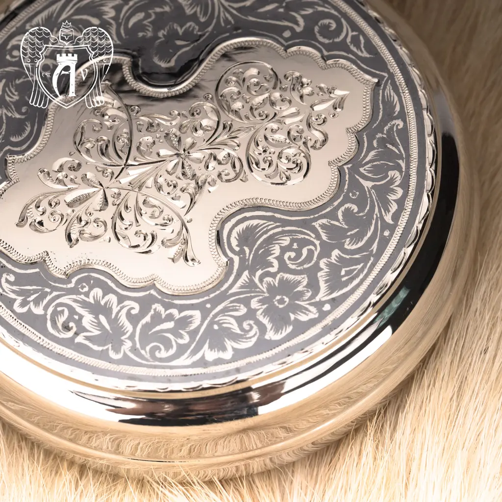 Серебряная фляжка «Минос» - фото 4