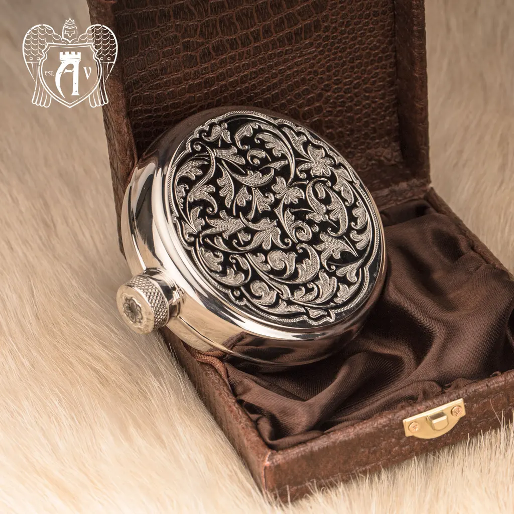 Серебряная фляжка «Минос» - фото 5