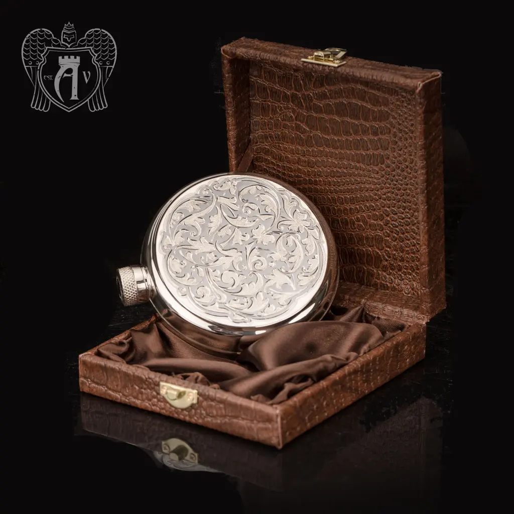 Серебряная фляжка «Минос» - фото 6