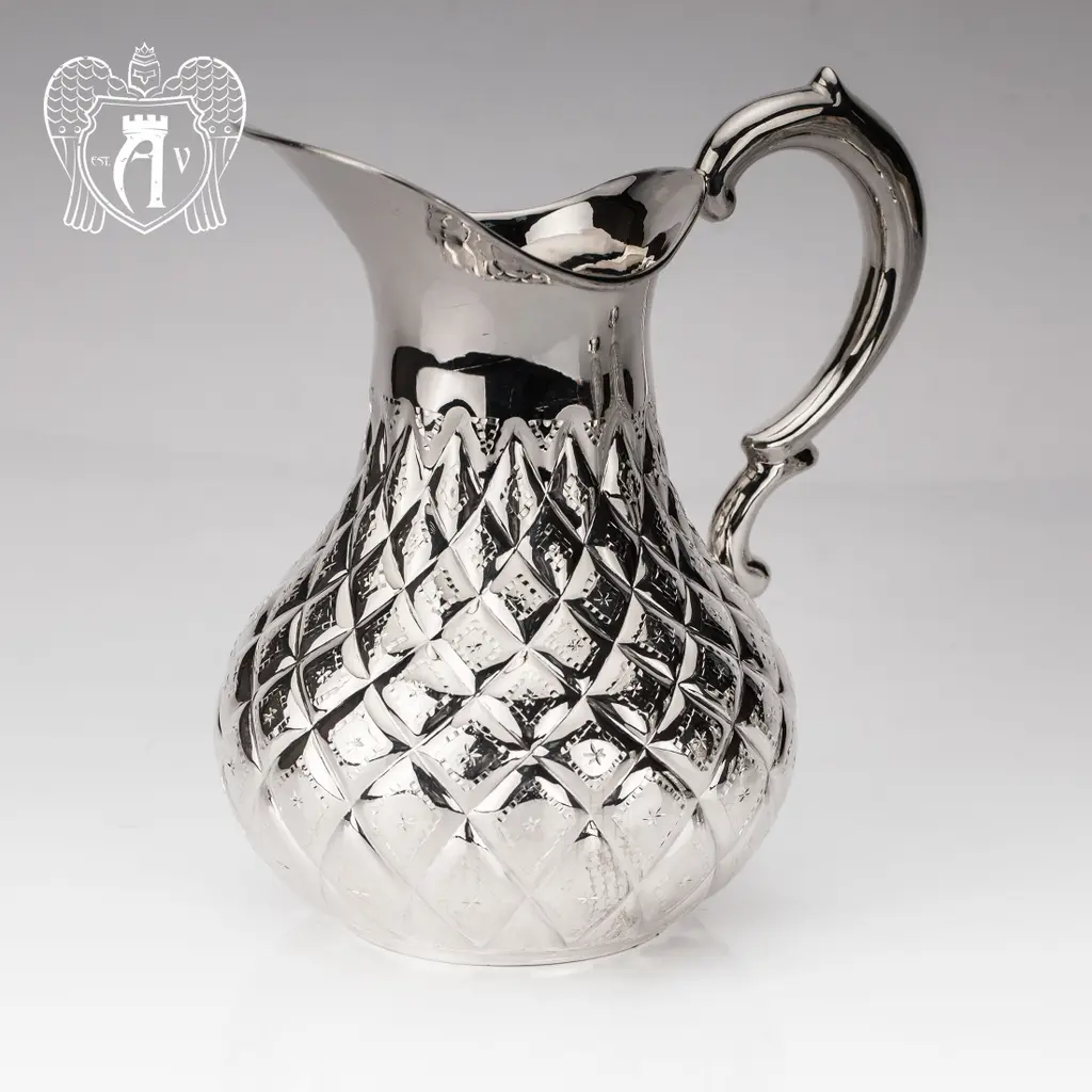 Кувшин из серебра  «Грация» без крышки - фото 6
