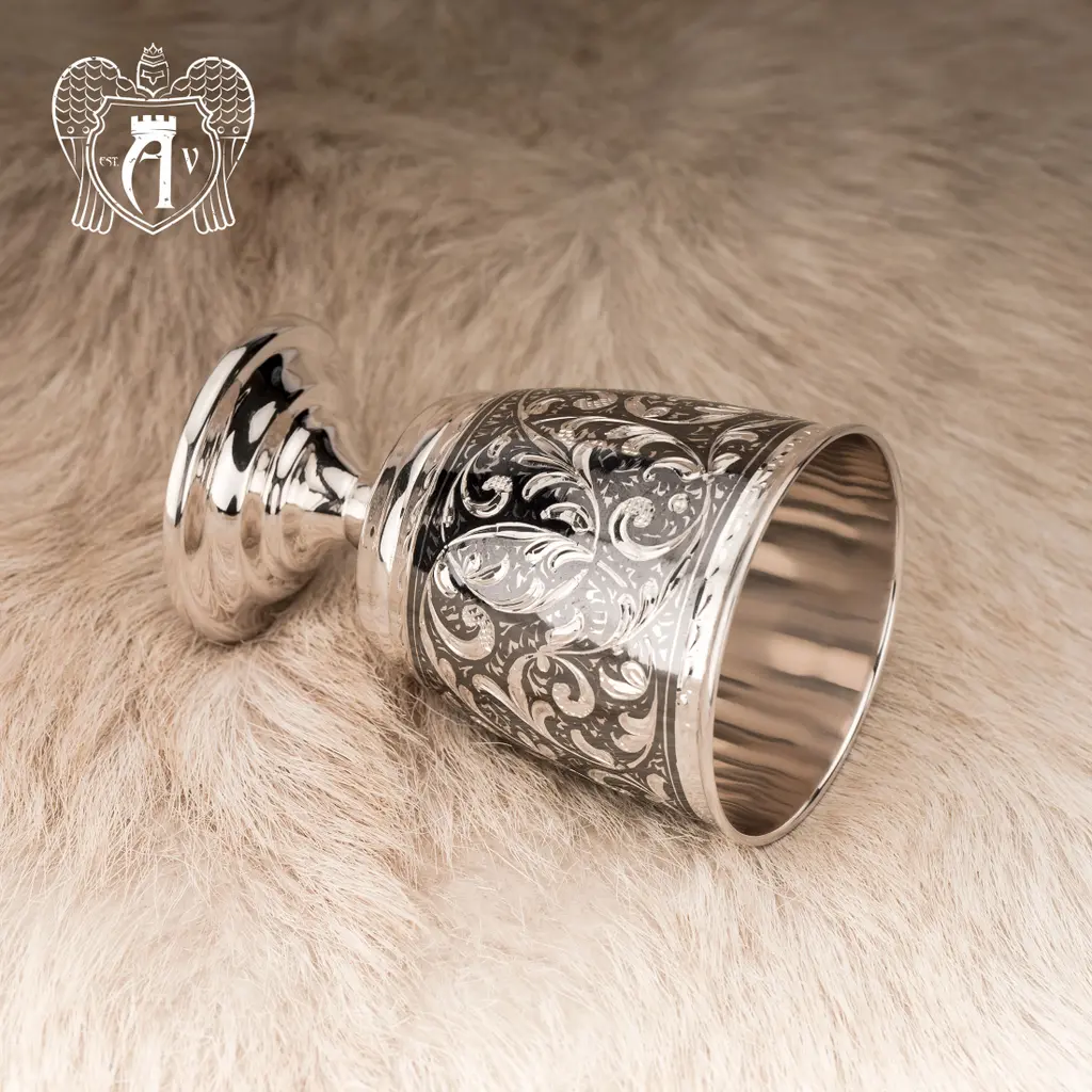 Бокалы из  серебра  «Клио» 2 шт - фото 2