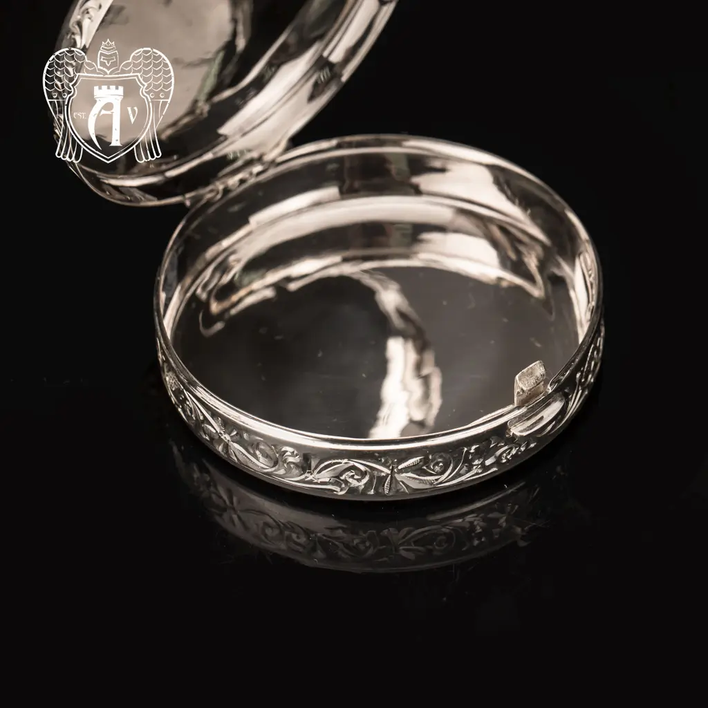 Таблетница серебряная  «Именная» - фото 3