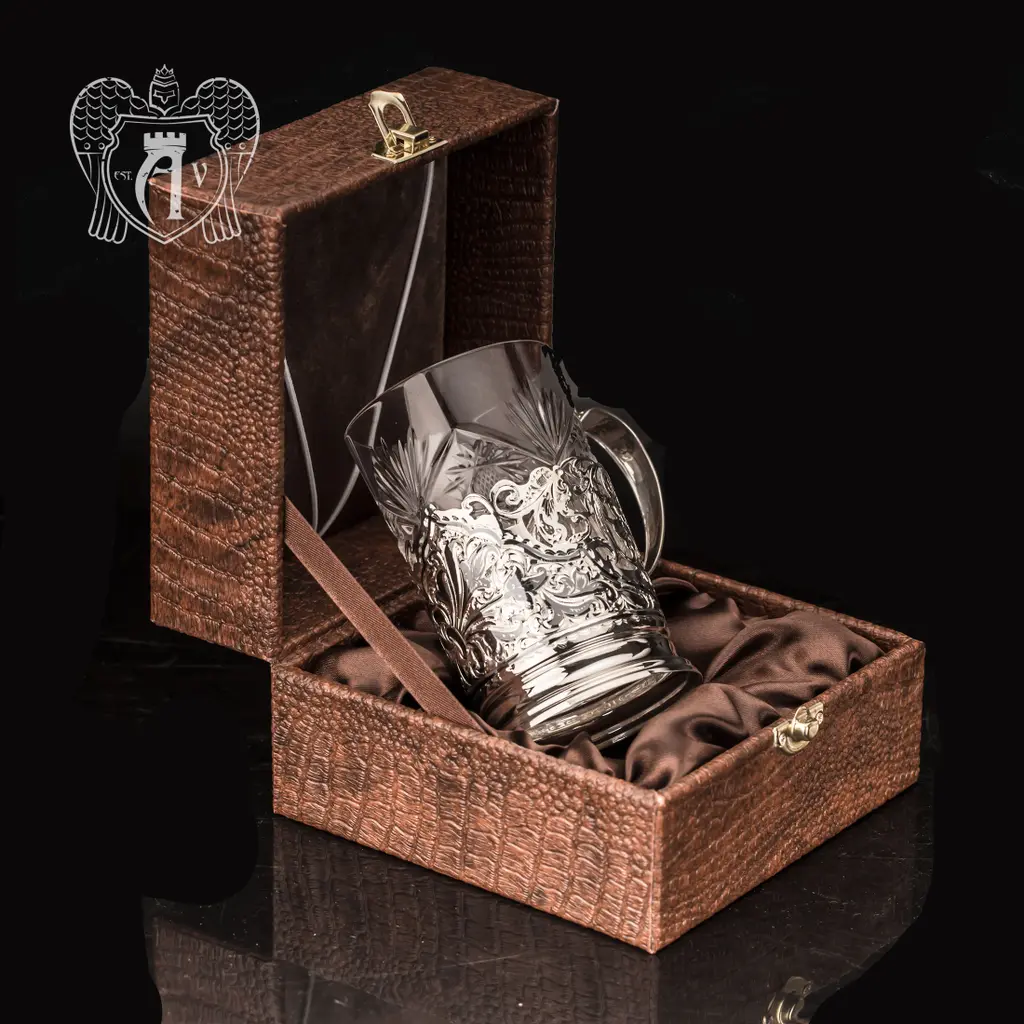 Подстаканник из серебра «Бомонт» - фото 2