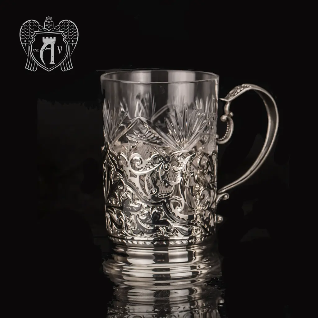 Подстаканник из серебра «Бомонт» - фото 3