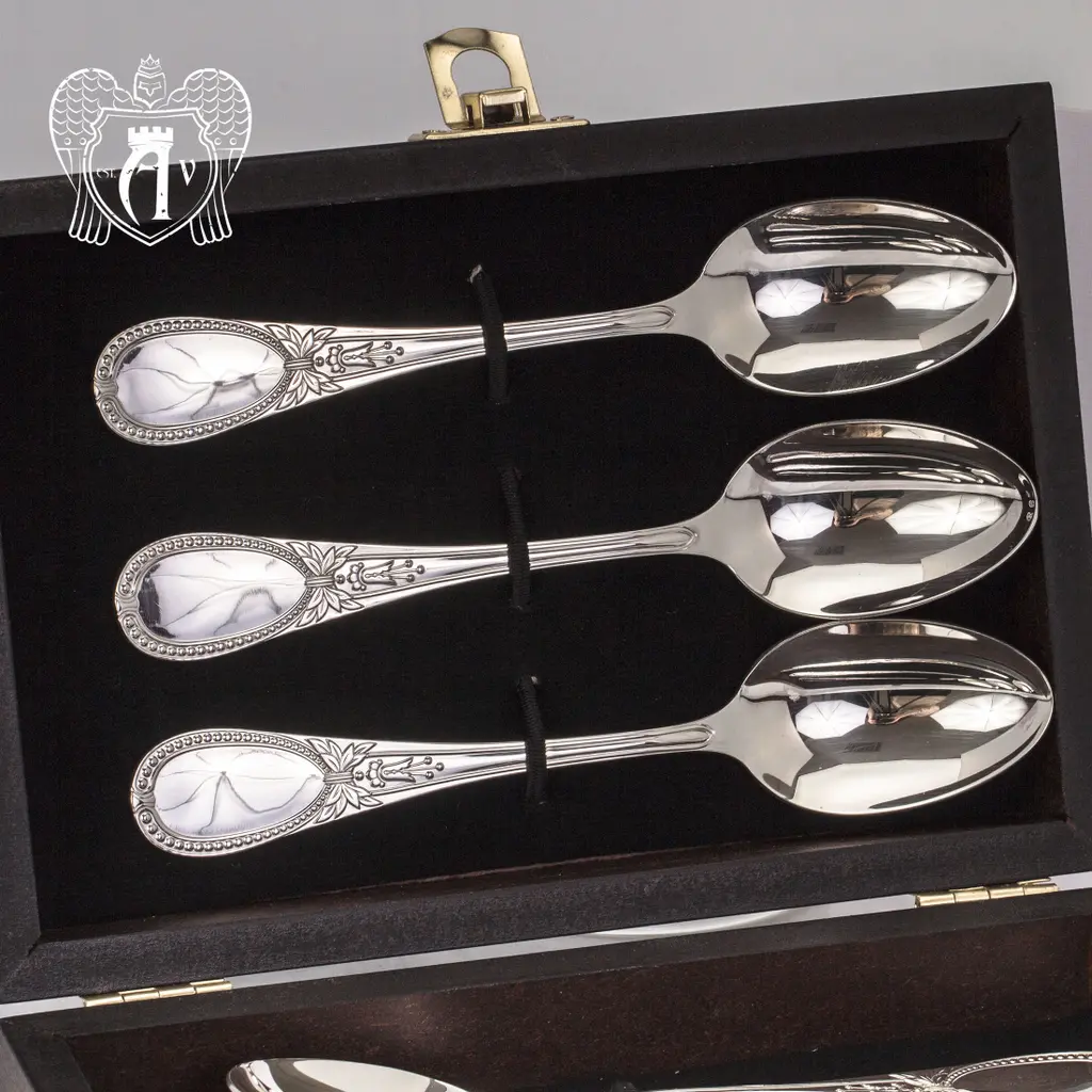 Кубачинские чайные ложки ручной работы «Эльзас» комплект 6 шт - фото 5