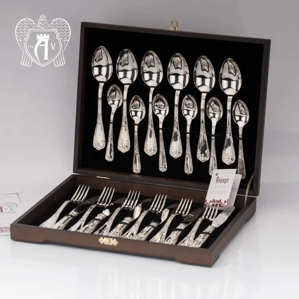 Набор столового серебра  «Маркиза» 24 предмета - фото 6