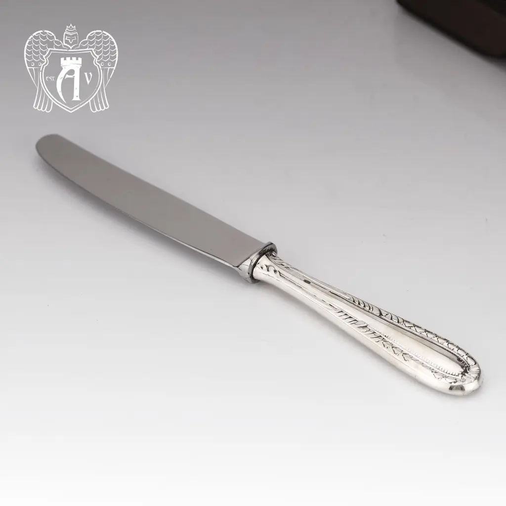 Набор столового серебра 875 пробы «Фамильный» 24 предмета - фото 2