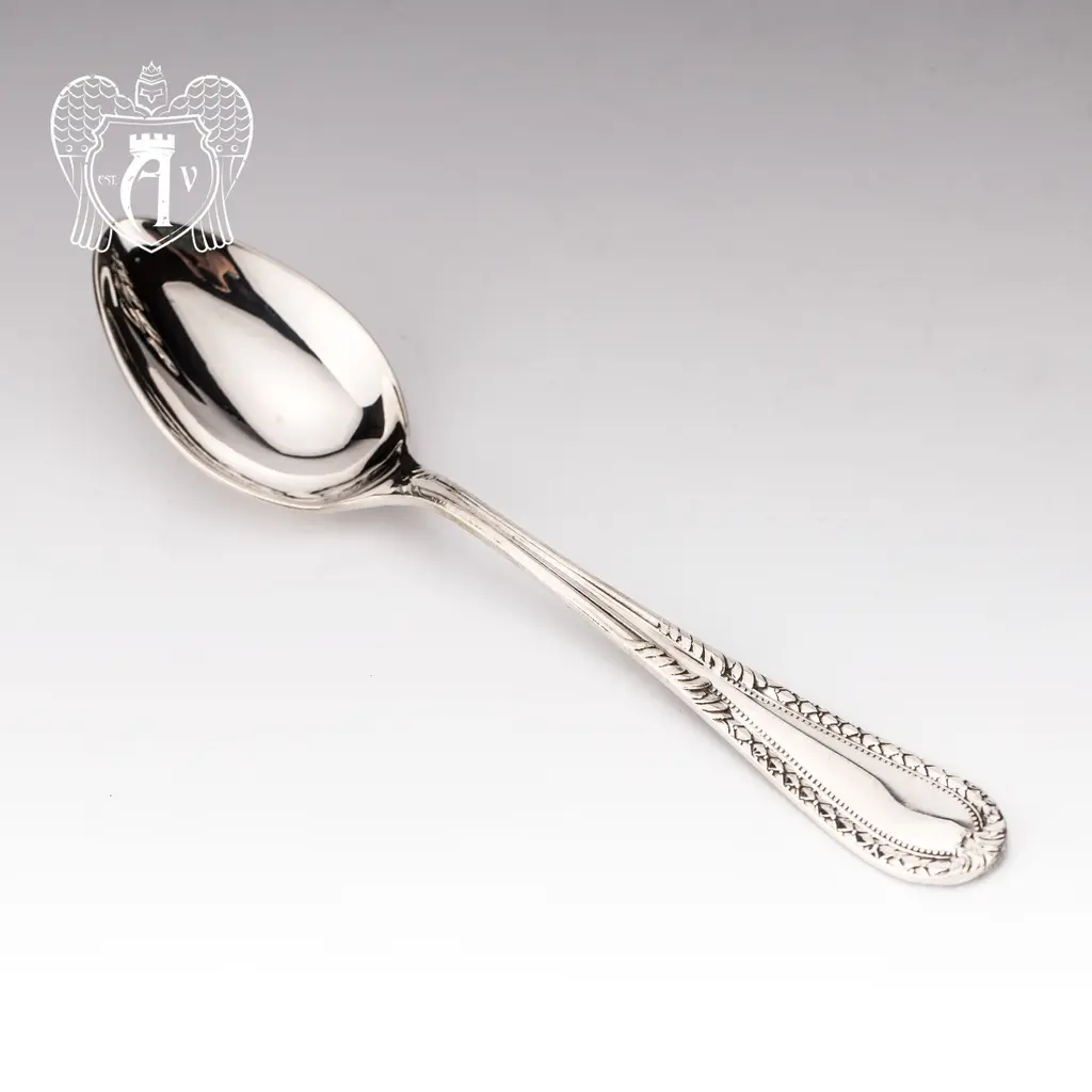 Набор столового серебра 875 пробы «Фамильный» 24 предмета - фото 4