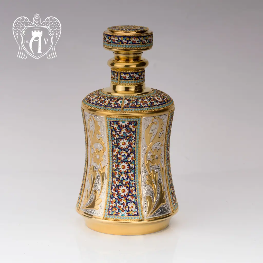 Водочный графин  «Наполеон» с золочением и эмалью - фото 5