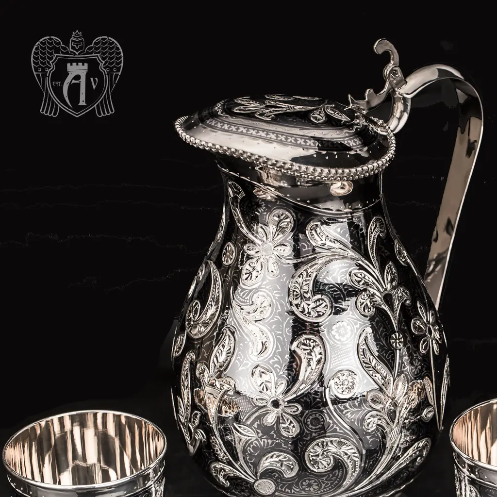 Кувшин из серебра «Мирида» - фото 6