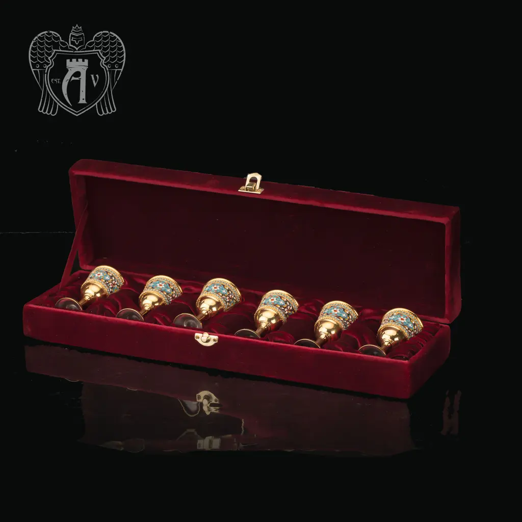 Набор рюмок из серебра «Наполеон» - фото 2