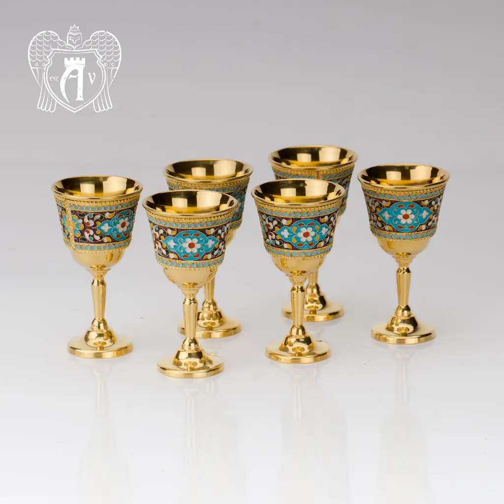 Набор рюмок из серебра «Наполеон» - фото 3