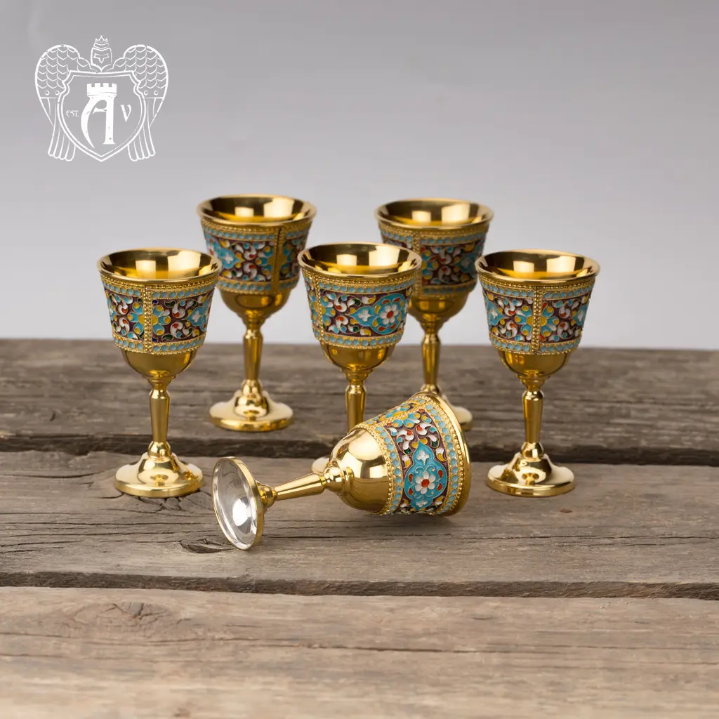 Набор рюмок из серебра «Наполеон» - фото 4