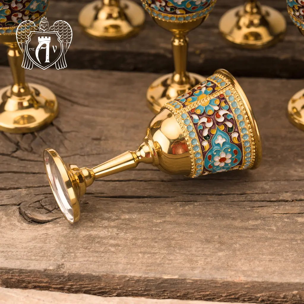 Набор рюмок из серебра «Наполеон» - фото 5