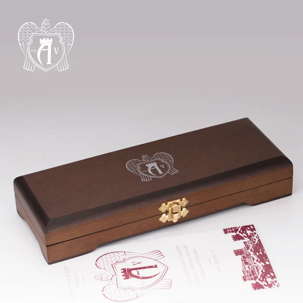 Серебряный столовый набор «Элегант» 3 предмета - фото 2