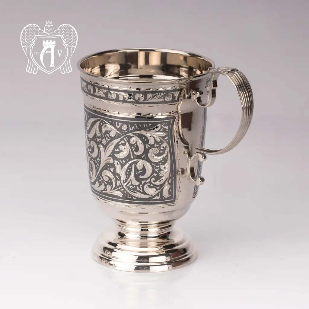 Кружка из серебра для напитков  «Рим» - фото 4