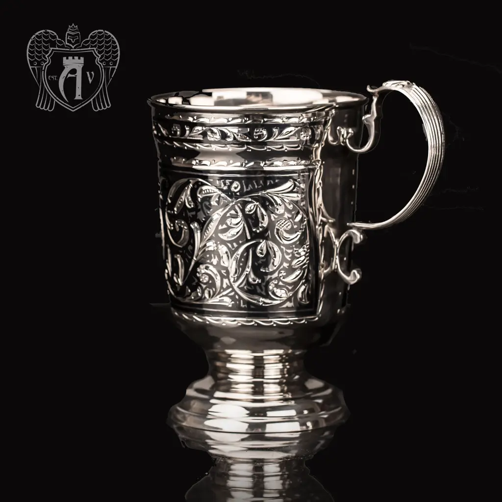 Кружка из серебра для напитков  «Рим» - фото 5