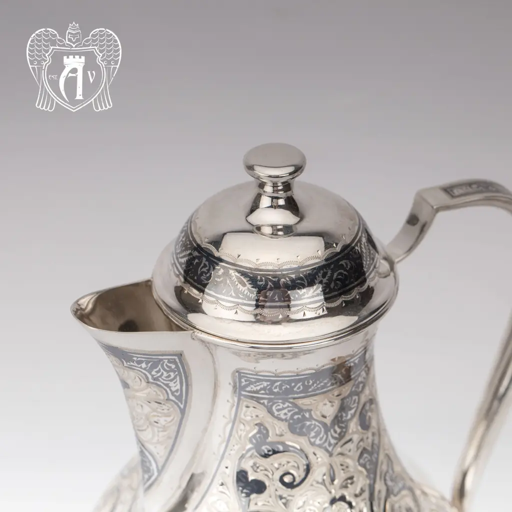 Кувшин серебряный  «Люпин» - фото 3