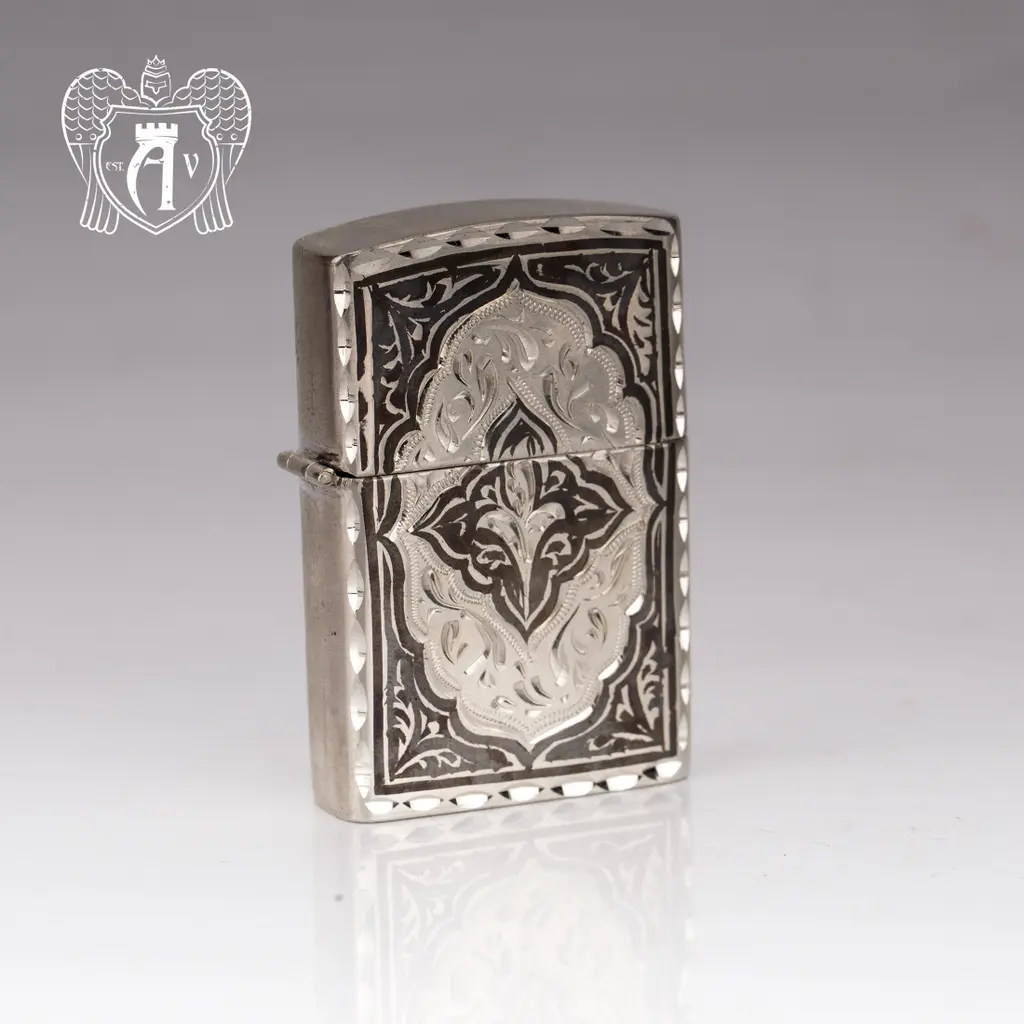 Зажигалка из серебра  «Велес» - фото 3