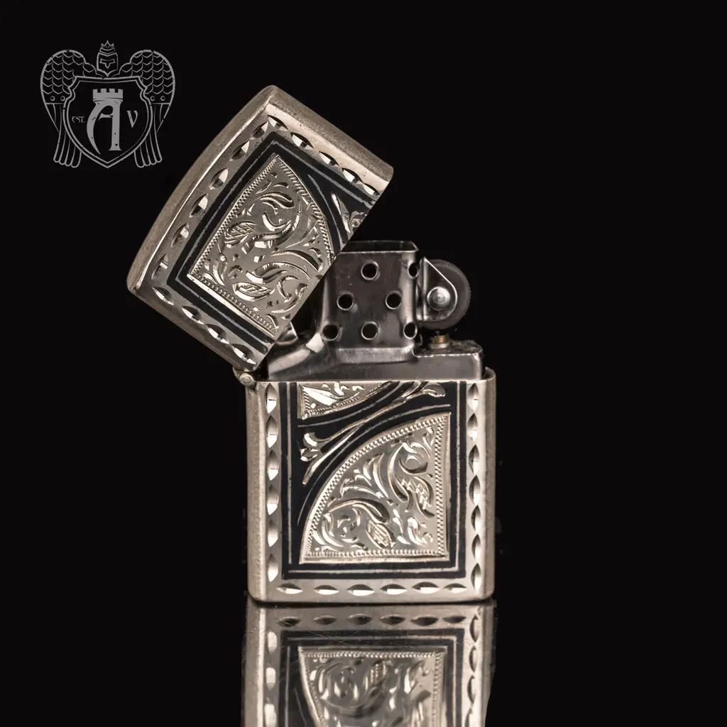 Зажигалка из серебра  «Мираж» - фото 4