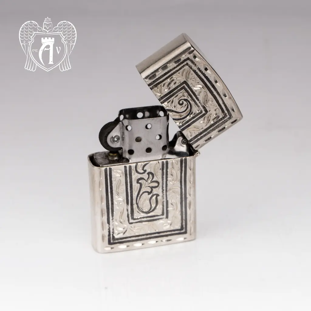 Зажигалка из серебра  «Бонд» - фото 3