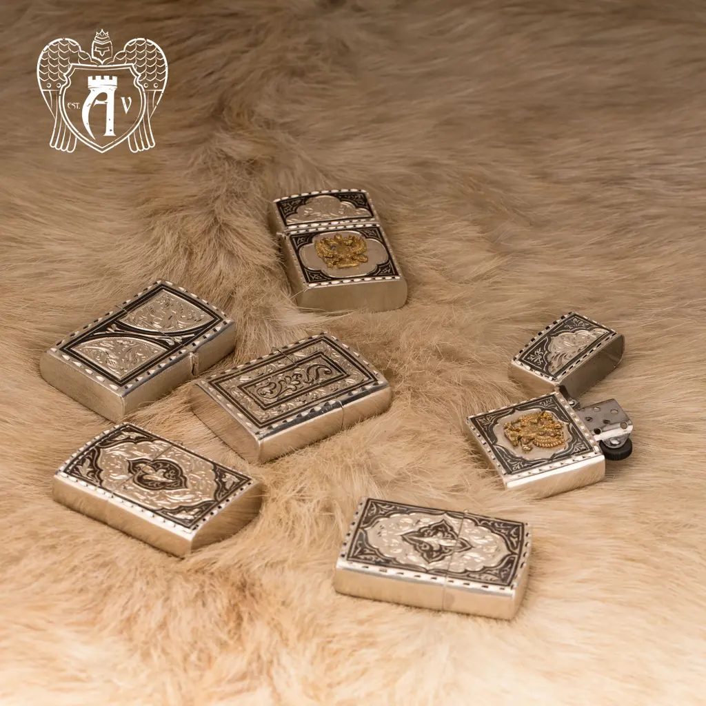 Зажигалка из серебра  «Бонд» - фото 5