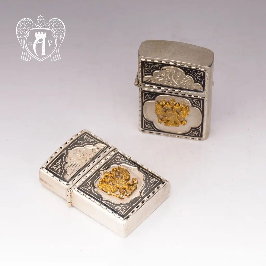 Зажигалка из серебра  «Держава» - фото 2