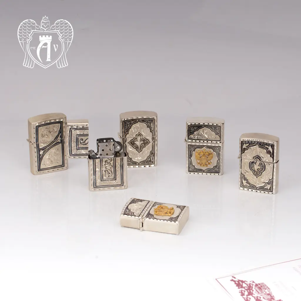 Зажигалка из серебра  «Держава» - фото 3
