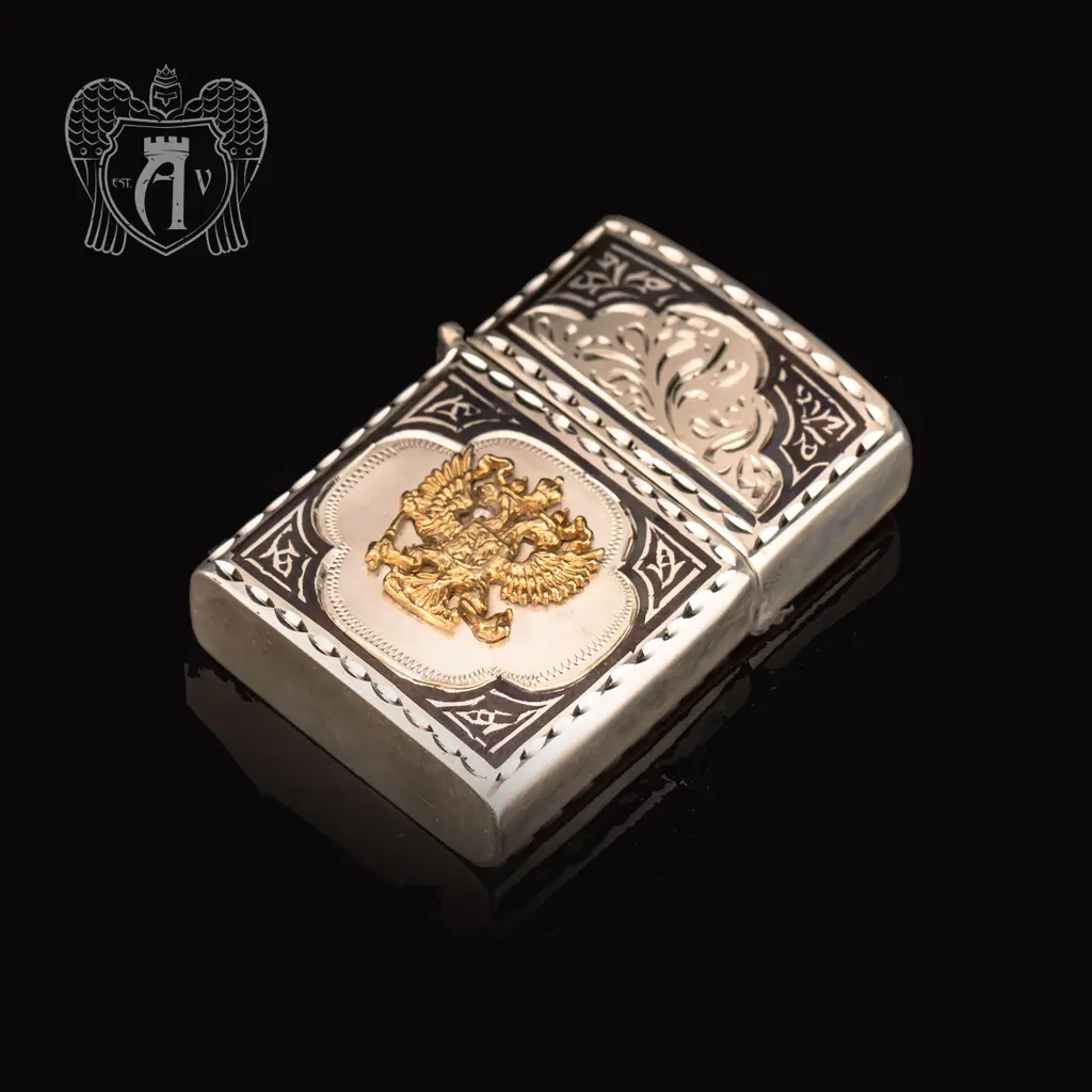 Зажигалка из серебра  «Держава» - фото 5