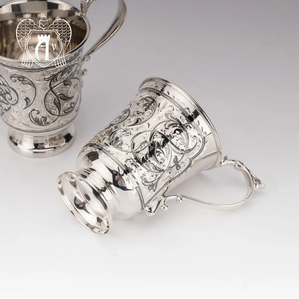 Кружка из серебра для напитков  «Клодия» - фото 5