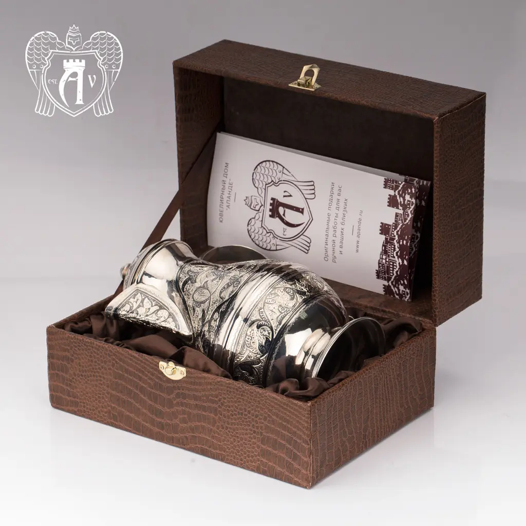 Кувшин из серебра «Тесей» - фото 3