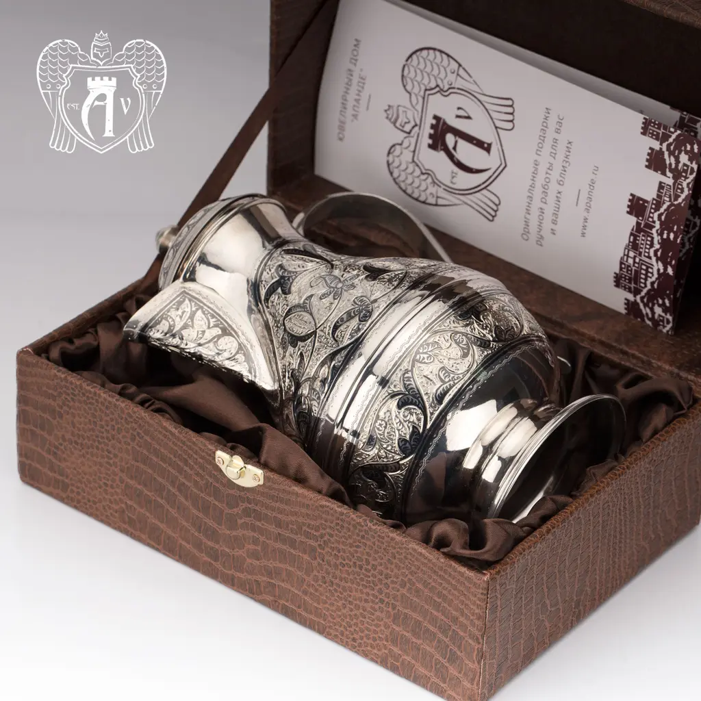 Кувшин из серебра «Тесей» - фото 6